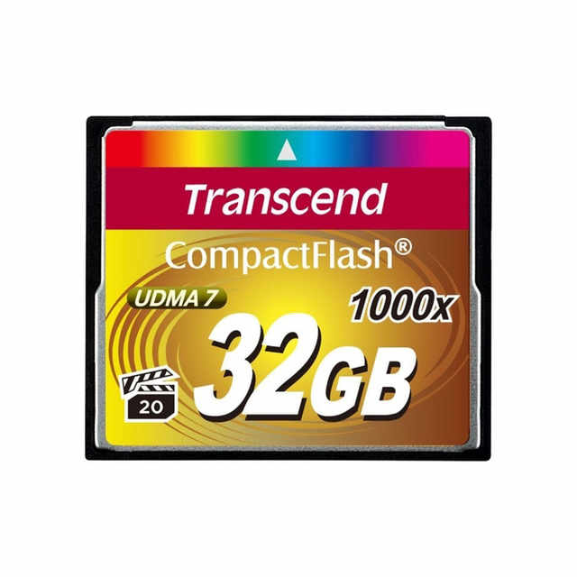 Transcend Compact Flash 32 Gb 1000x Transcend Compact Flash 32 Gb 1000x