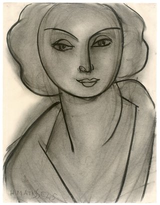 Анри Матисс. Женский портрет (Л.Н. Делекторская). 1945