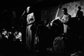 Billie Holiday performing at Sugar Hill. Jerry Dantzic