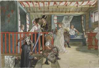 A Day of Celebration. From A Home (Carl Larsson)