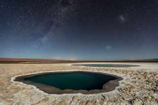 THIRD PLACE WINNER, NATURE | Lagunas Baltinache (Atacama Desert) | Photo and caption by Victor Lima