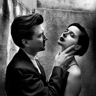 Isabella Rossellini and David Lynch © Helmut Newton