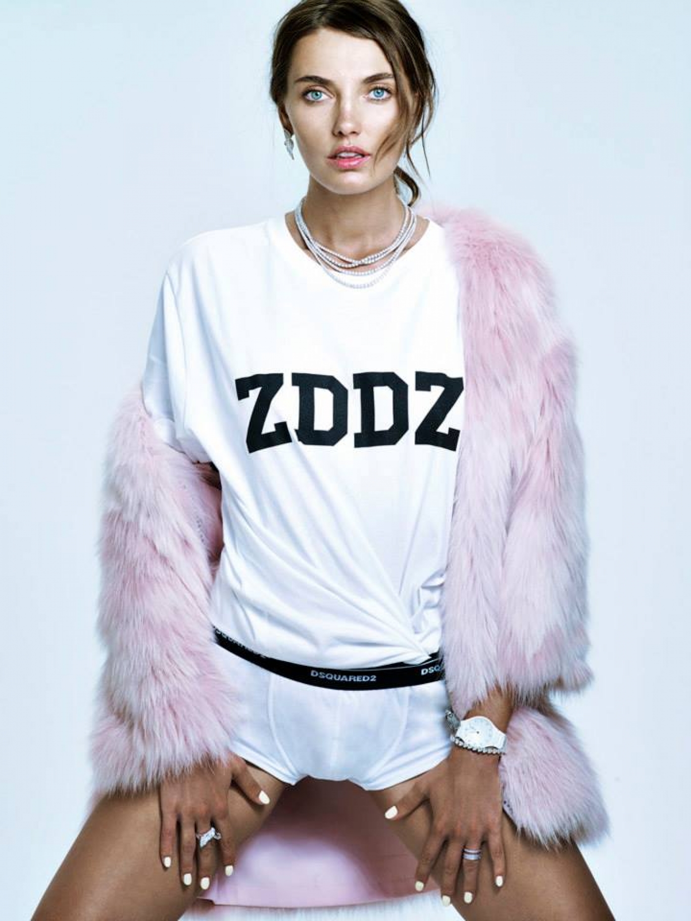 Alina Baikova for Elle October 2014 Issue, photo by Alexey Kolpakov