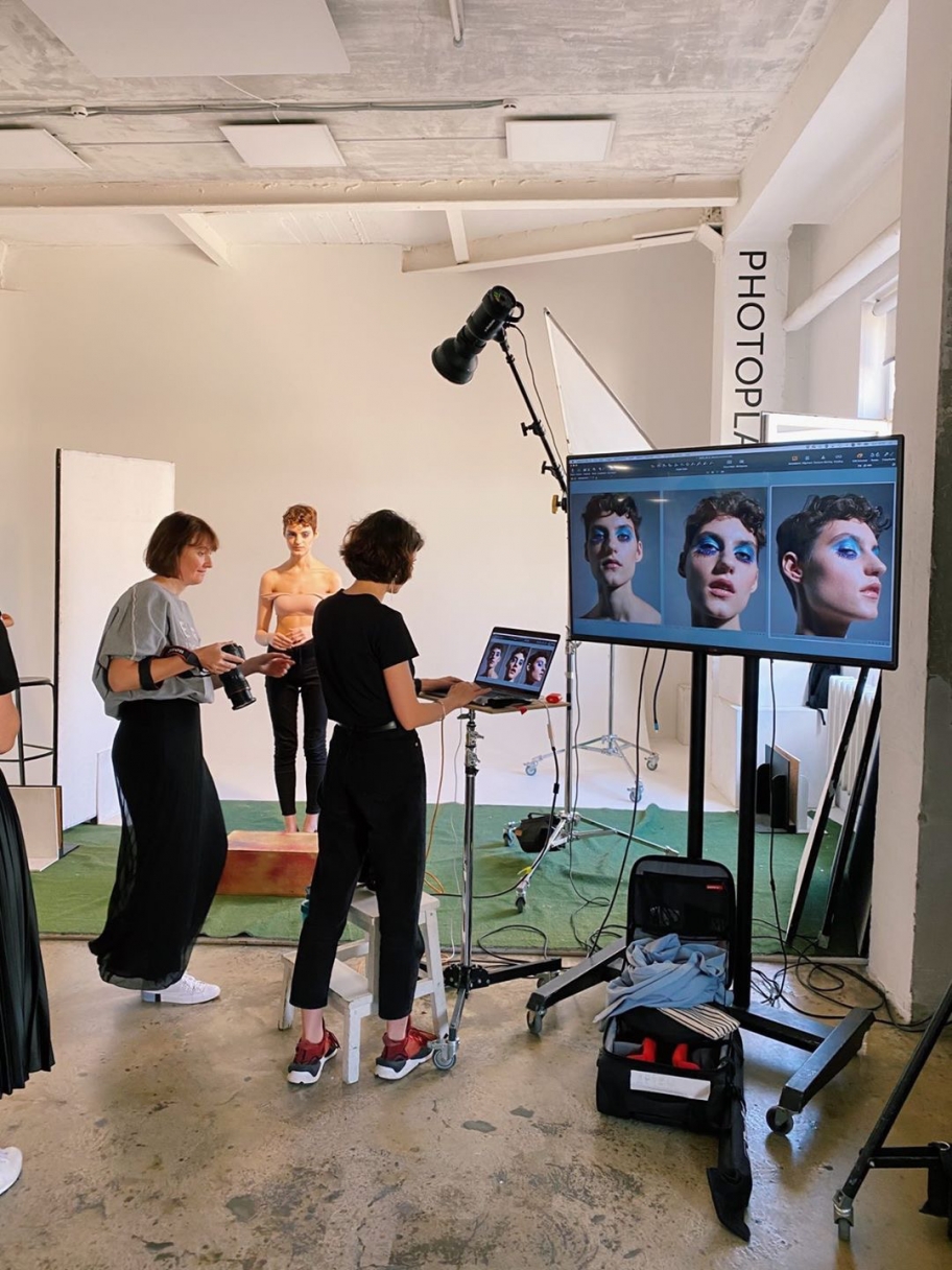 Студия1 с циклорамой. Площадь фотостудии 61 м2