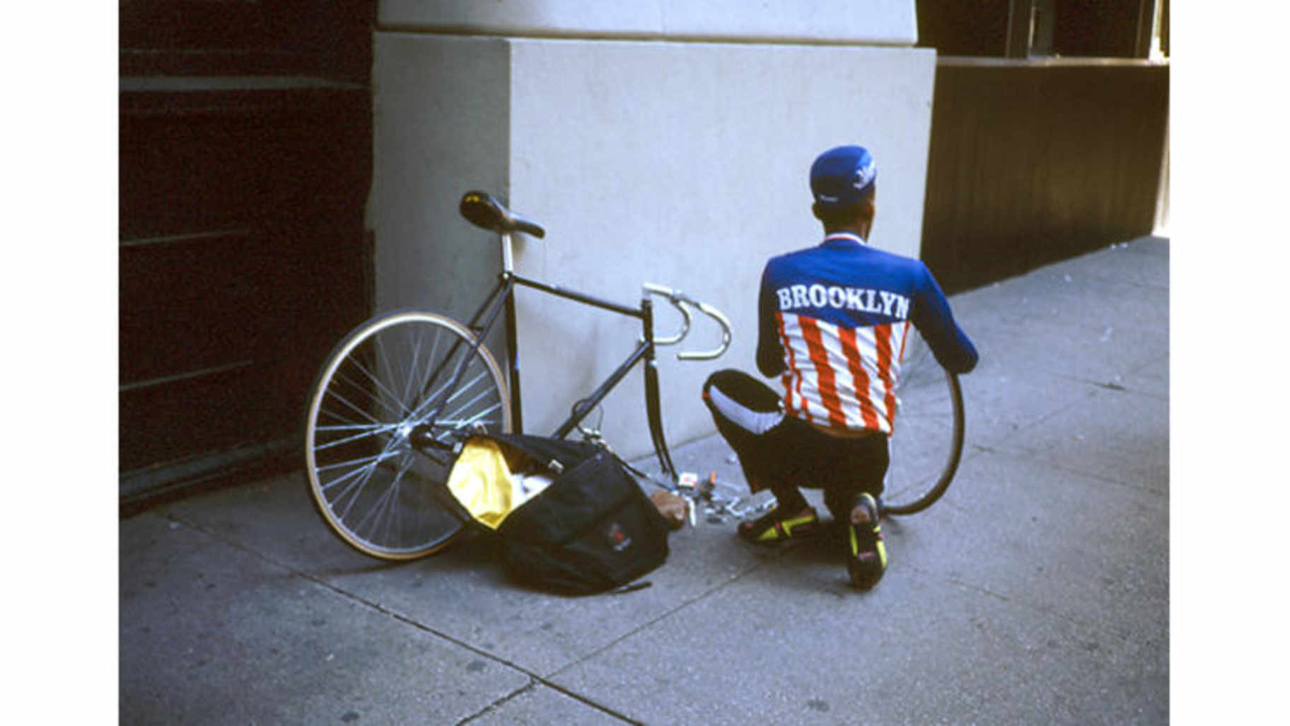© Gregoire Alessandrini, 1993 New York bike messenger