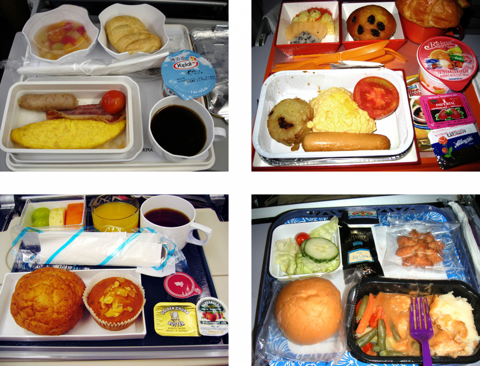 © Joachim Schmid, Airline Meals, from the series "Other People’s Photographs"