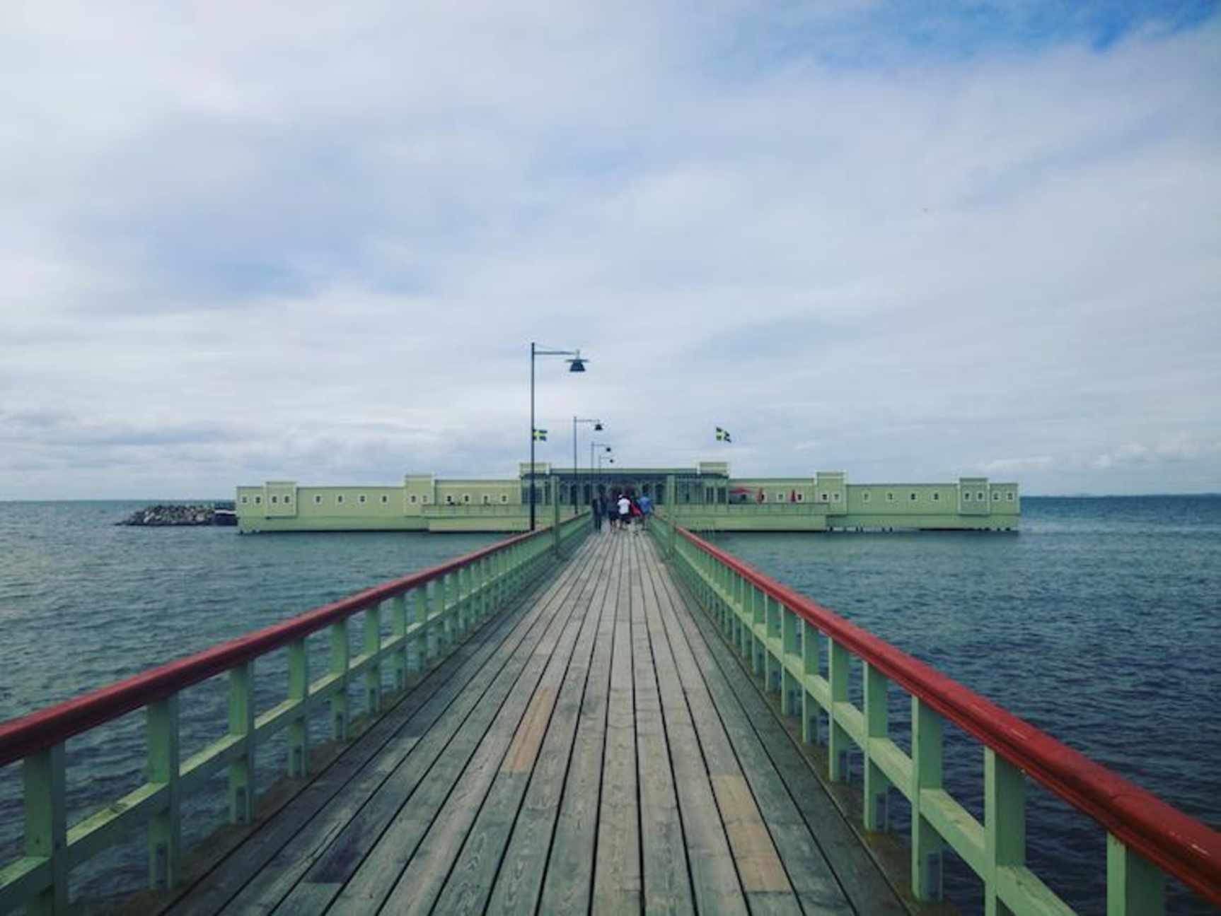 Ribersborgs open-air bath in Malmö, Sweden